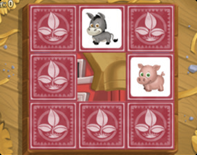 Screenshot of Career Town farm matching game